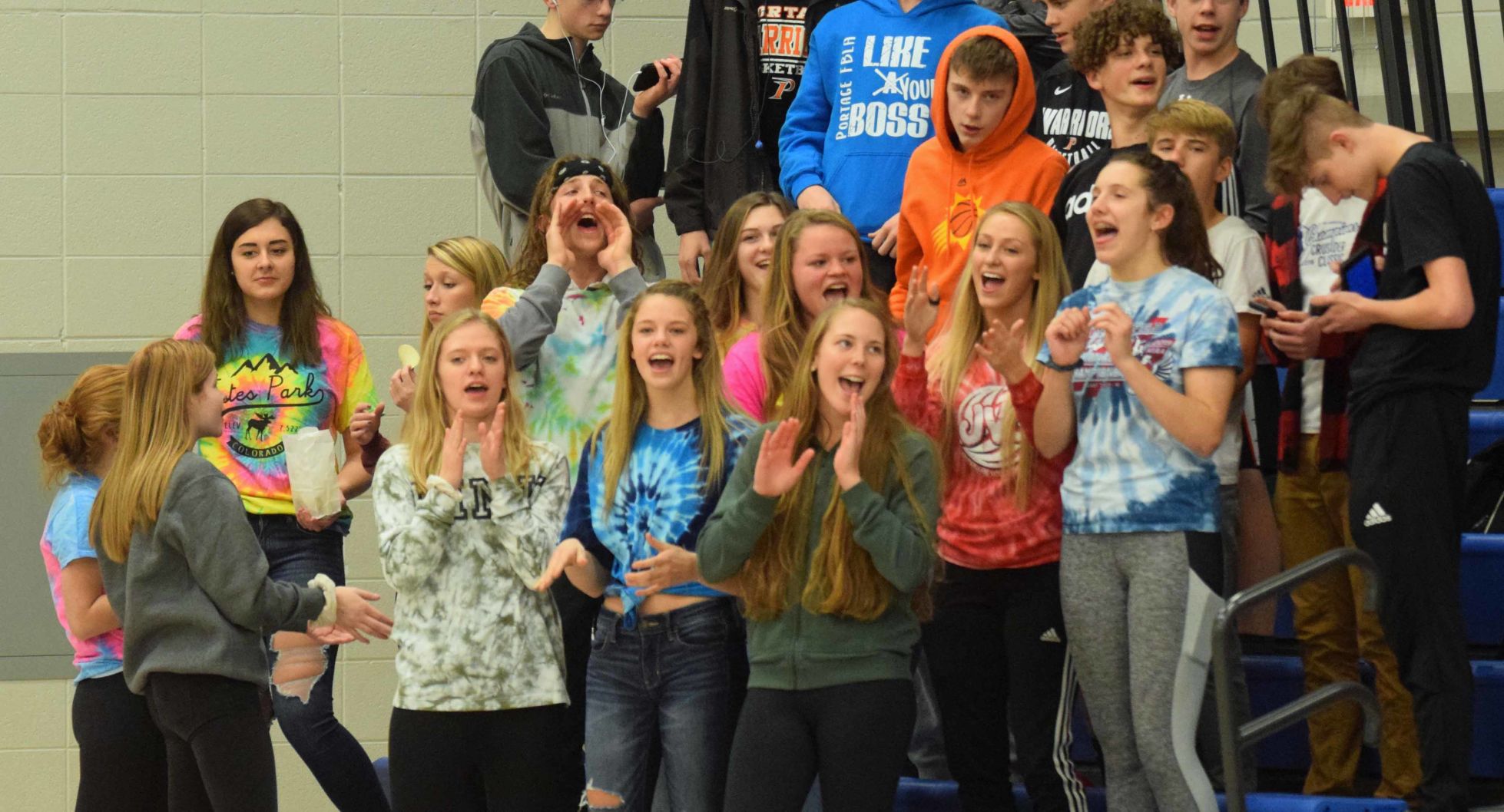 Portage student section